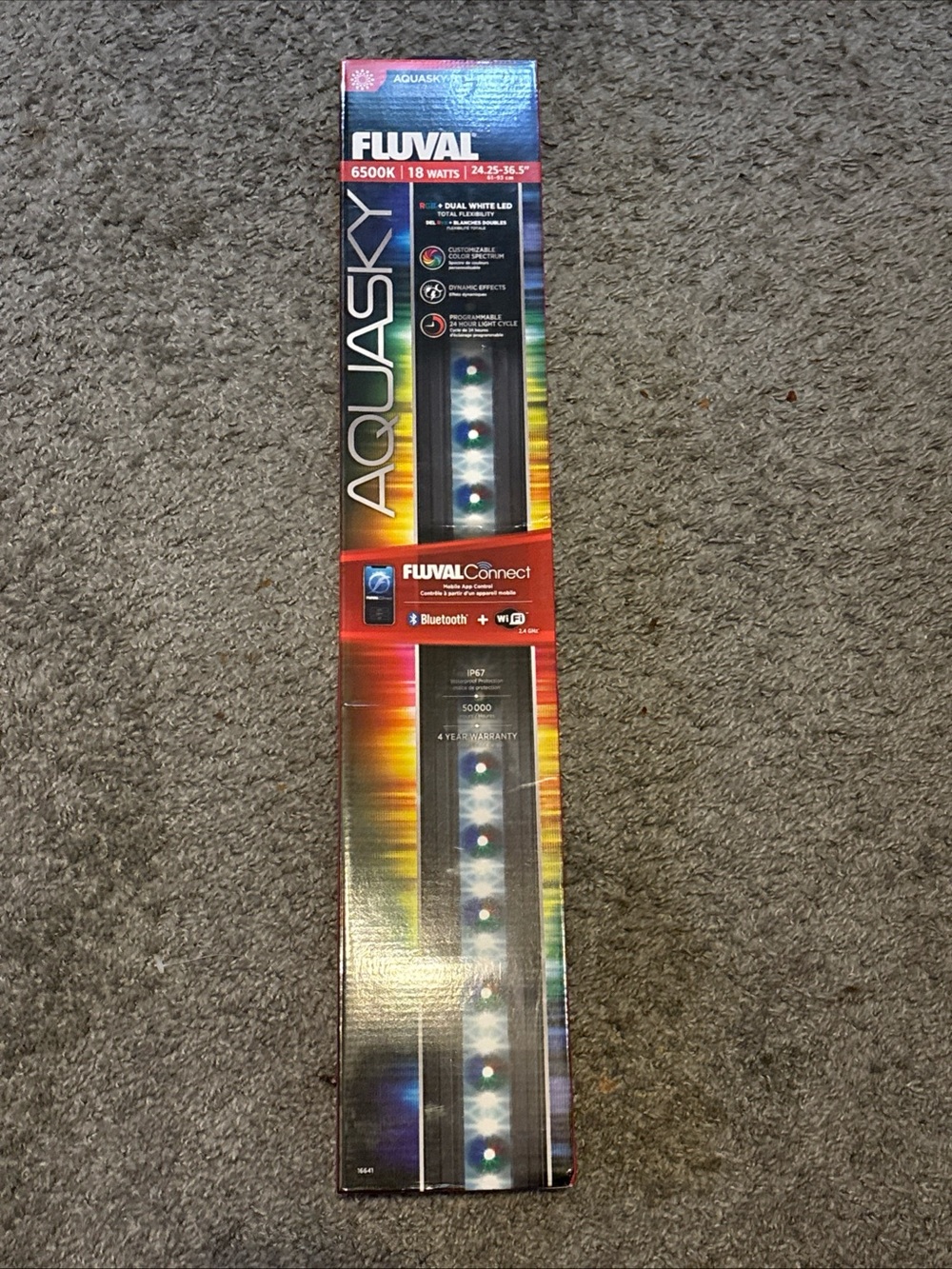 Aquasky LED Aquarium Light - Black